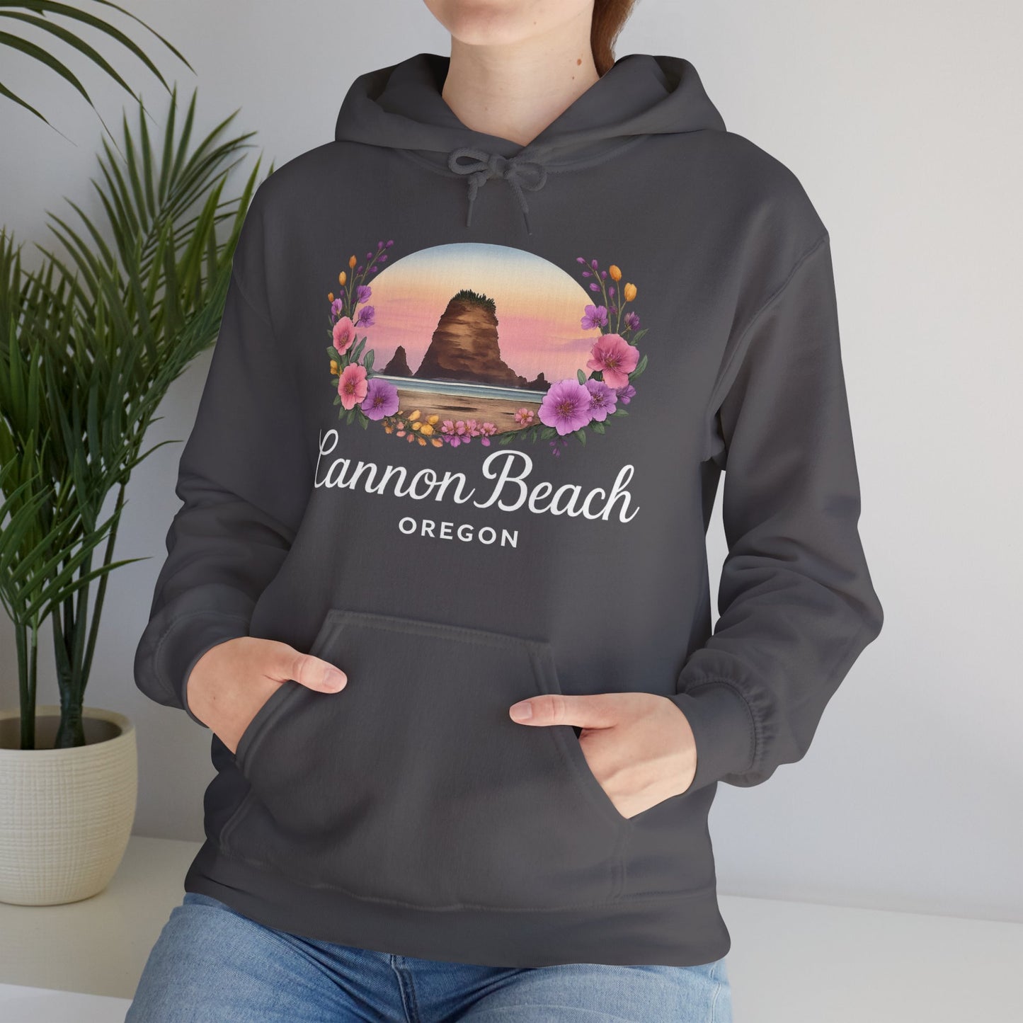 Cannon Beach Haystack Rock Hoodie