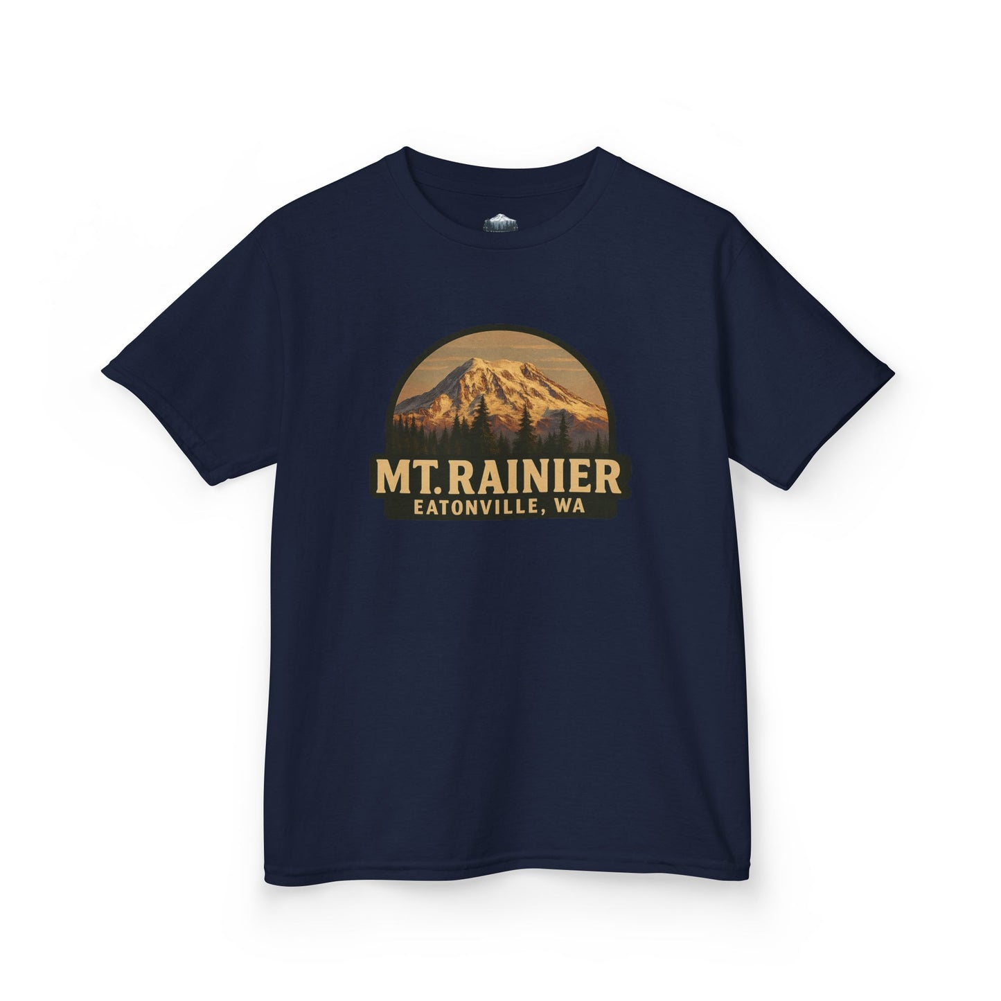 Mt. Rainier - Eatonville, WA Retro Kids Tee