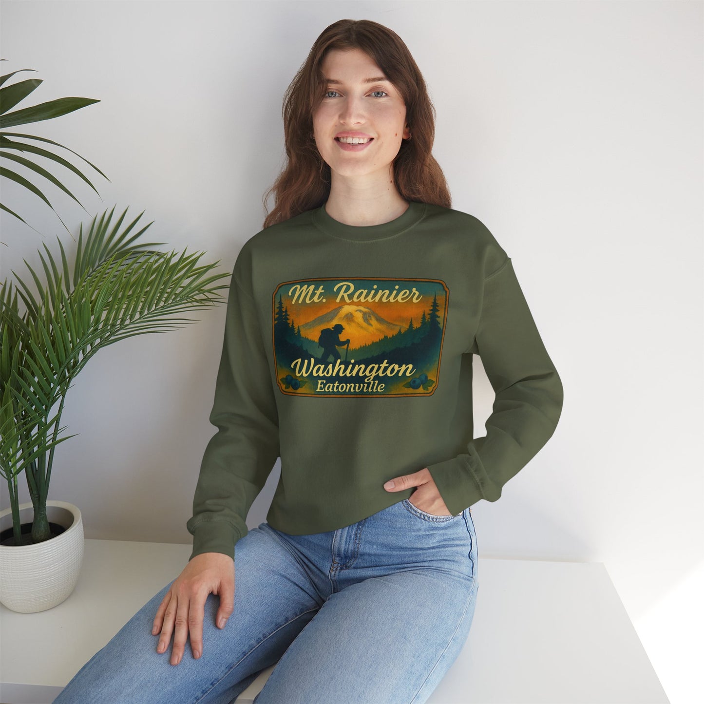 Mt. Rainier - Eatonville, WA Hiker Sweatshirt