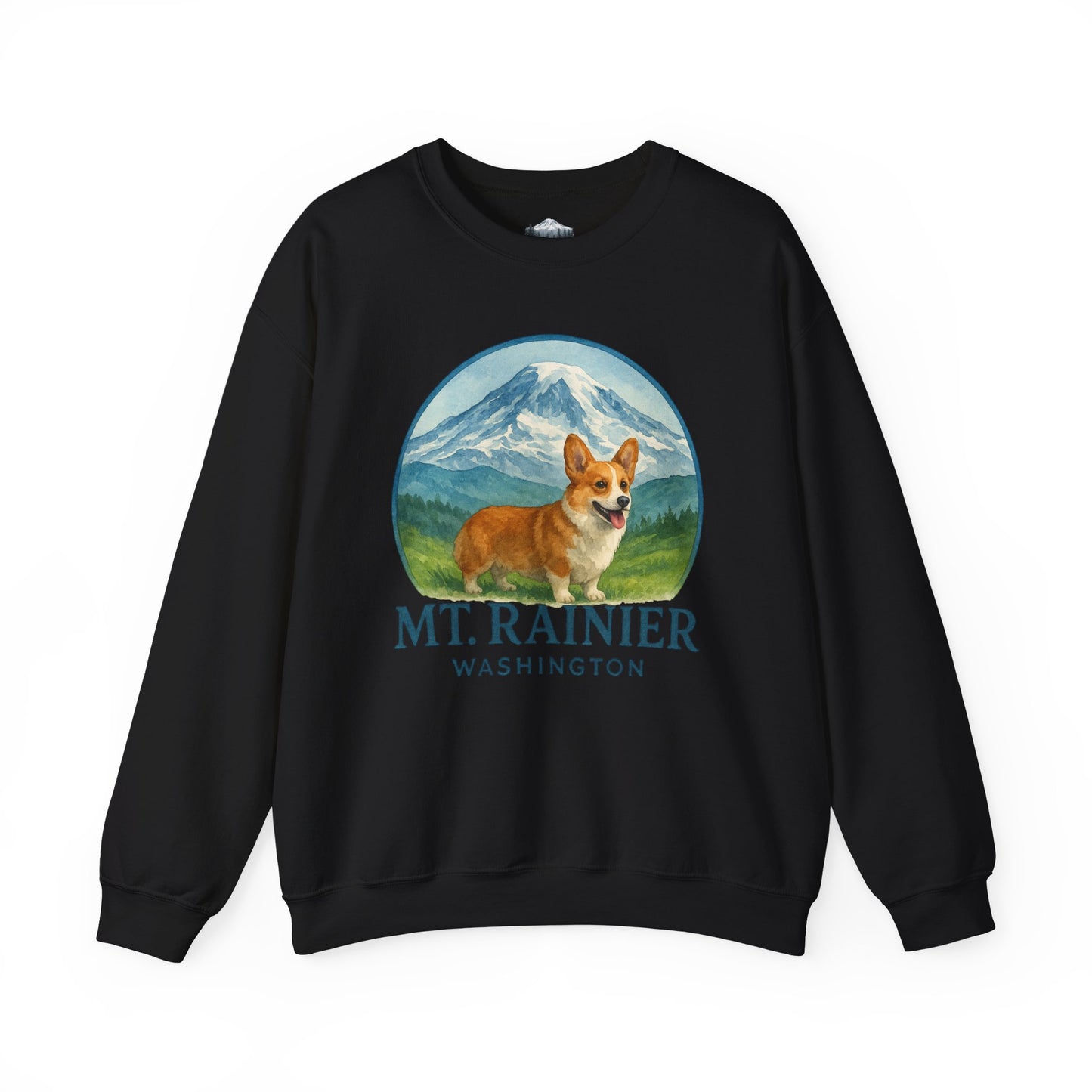 Mt. Rainier - Washington Corgi Sweatshirt