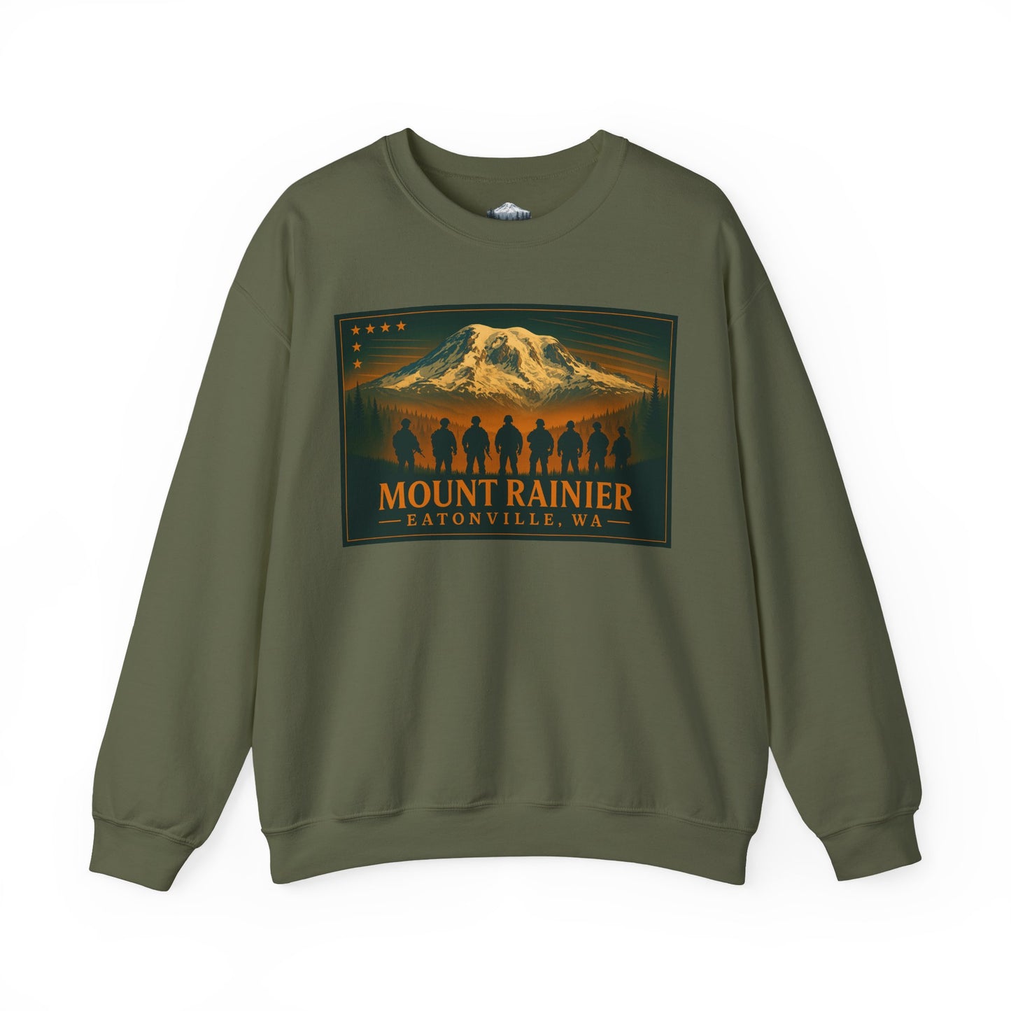 Mount Rainier - Eatonville, WA Military Sweatshirt