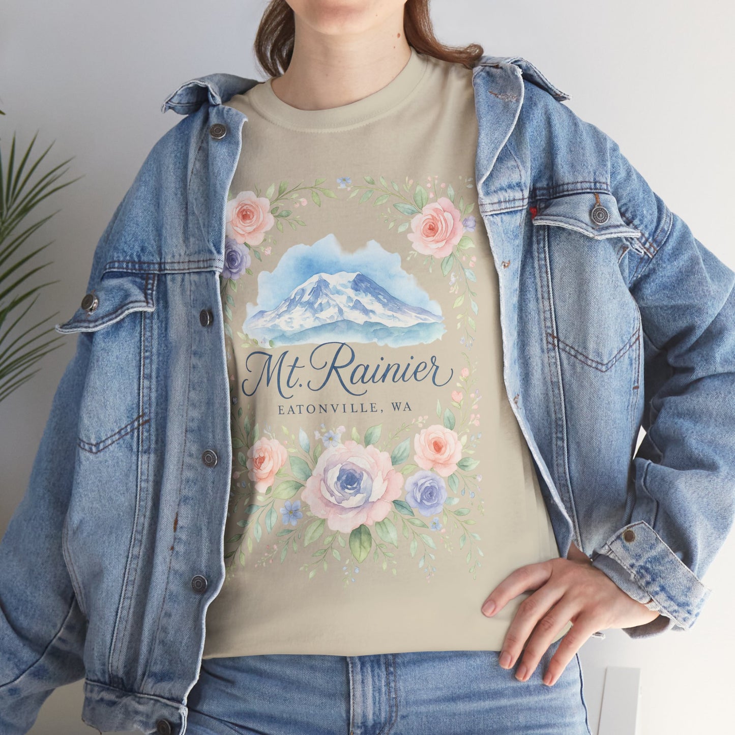 Mt. Rainier - Eatonville, WA Rose Garden T-Shirt