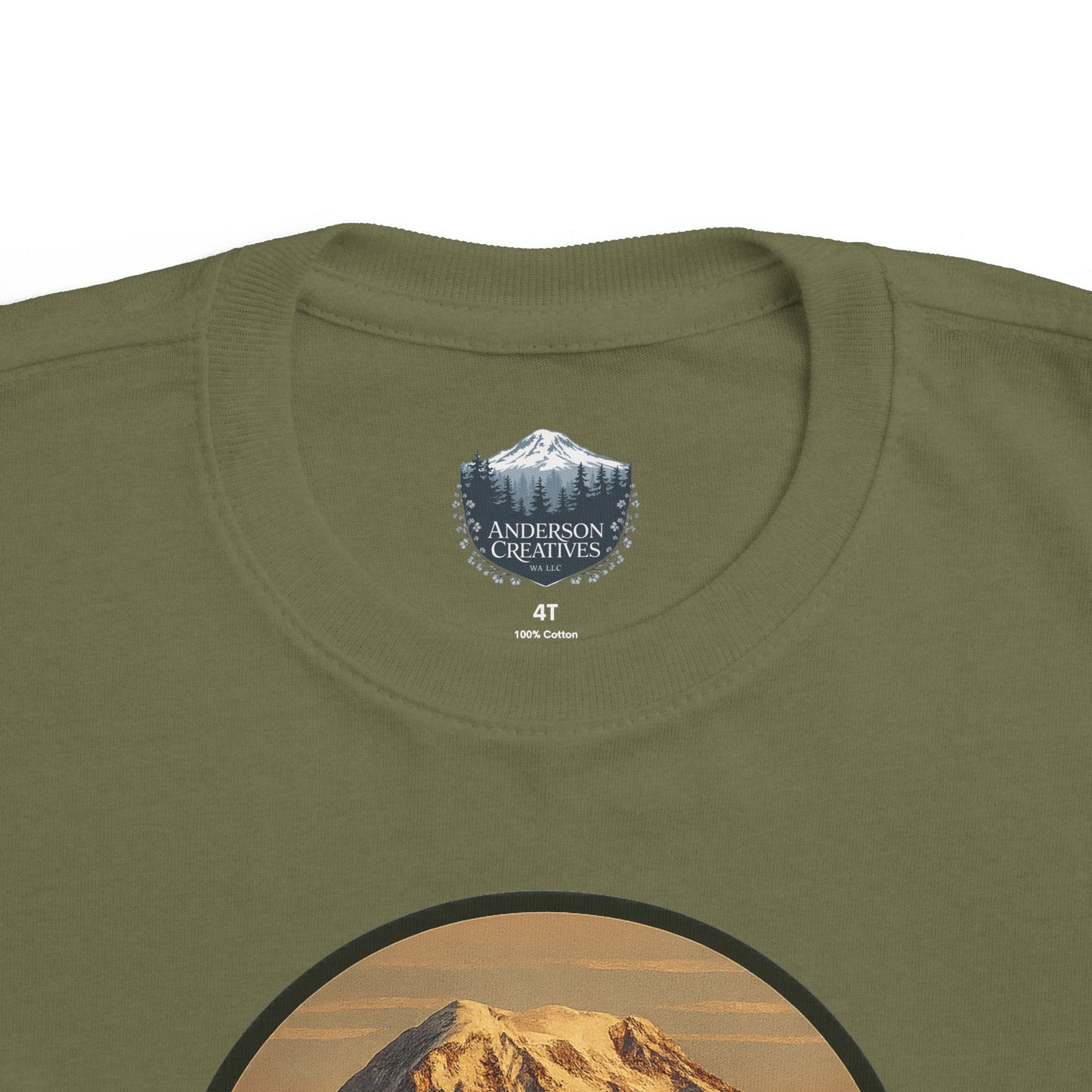 Mt. Rainier - Eatonville, WA Retro Toddler Tee