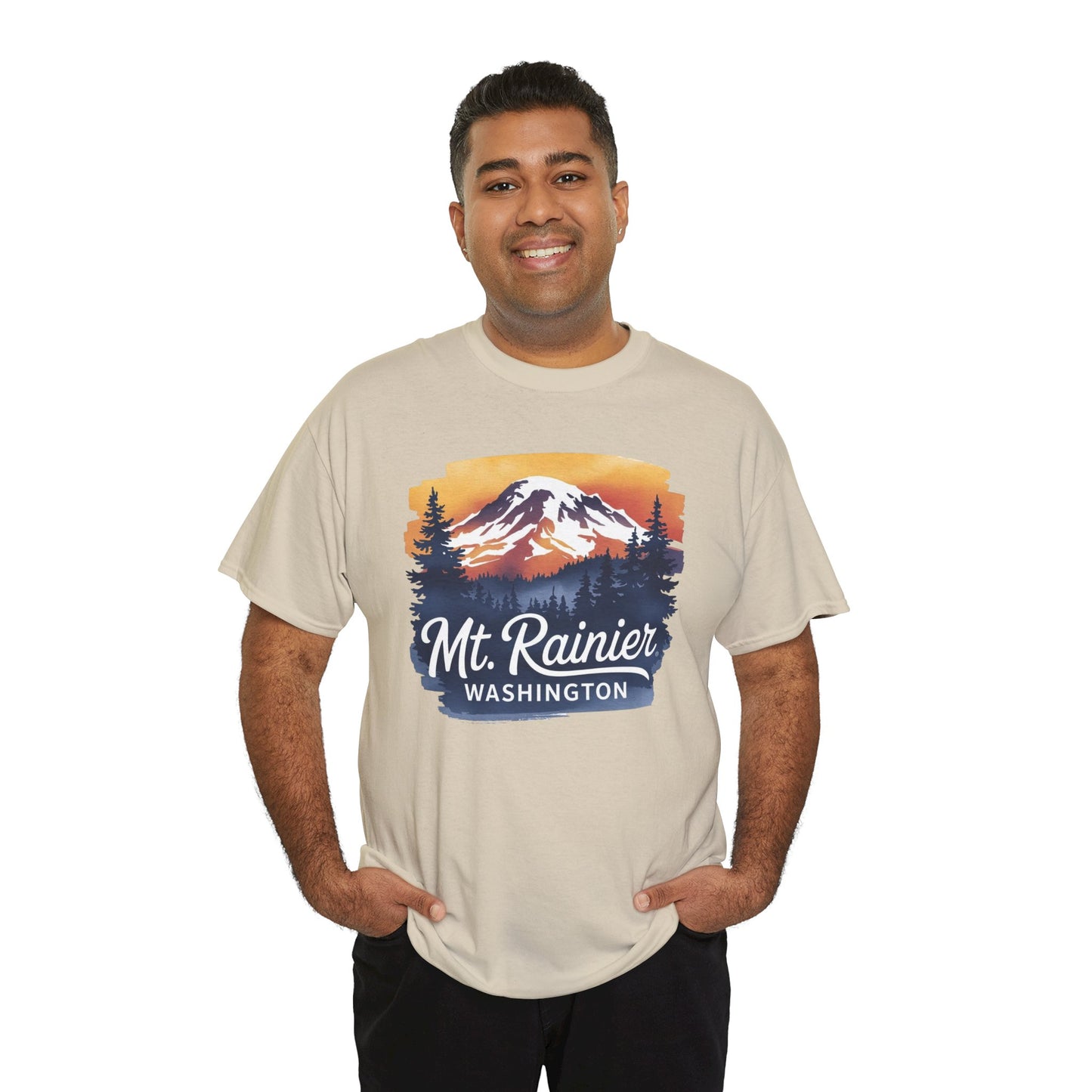 Mt. Rainier - Washington Sunset T-Shirt
